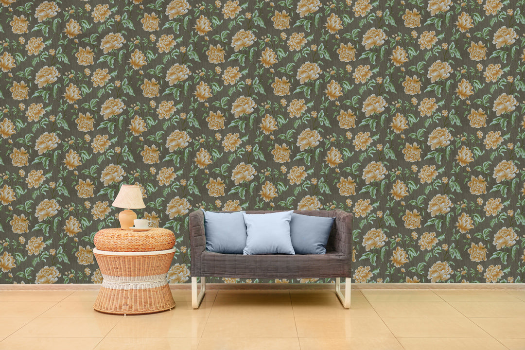 Wellington Emerald Garden Wallpaper Hm20106