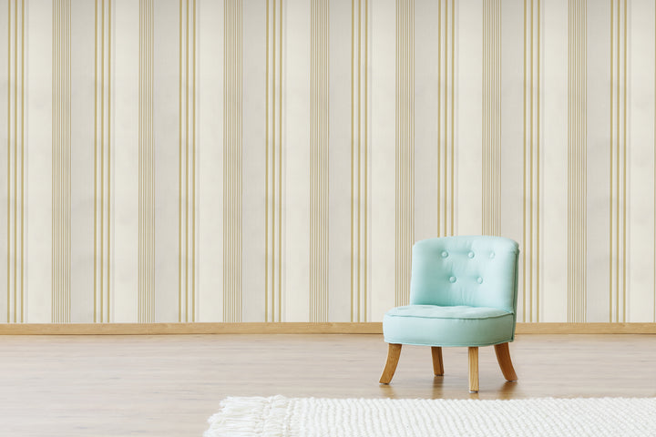 Wellington Wheat Stripe Wallpaper Hm20303
