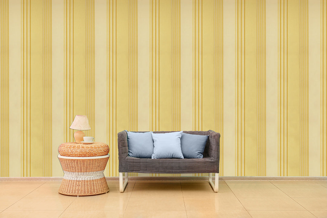 Wellington Bronze Stripe Wallpaper Hm20304