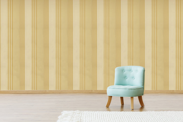 Wellington Bronze Stripe Wallpaper Hm20304