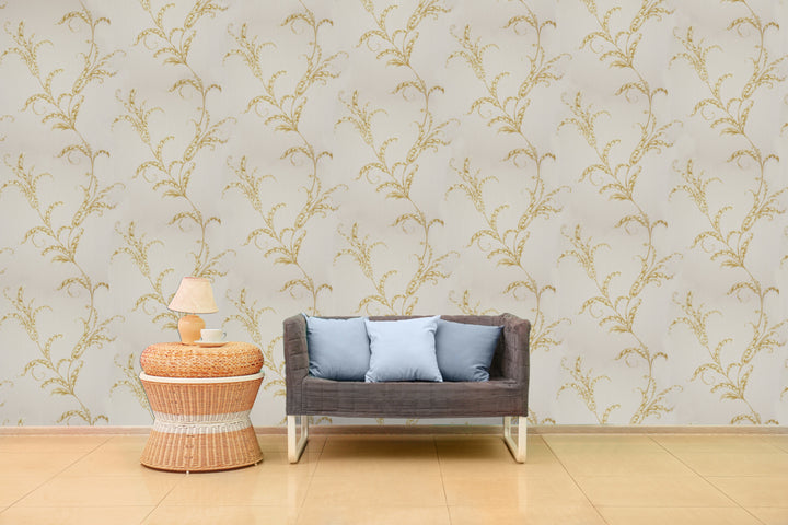 Wellington Vanilla Vine Wallpaper Hm20503