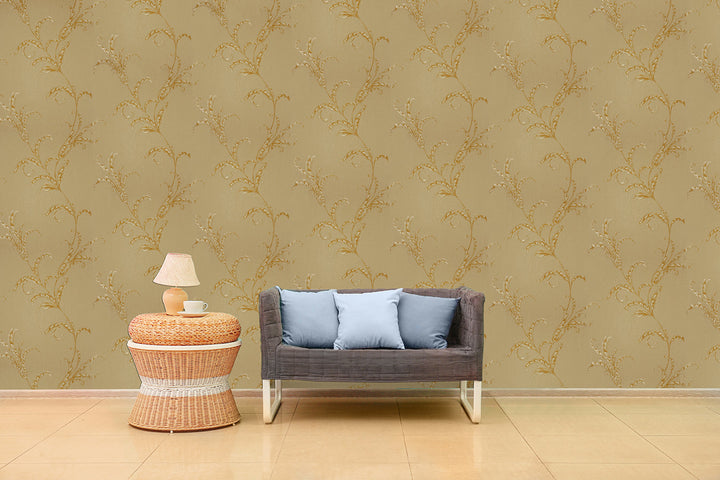 Wellington Champagne Bloom Wallpaper Hm20504