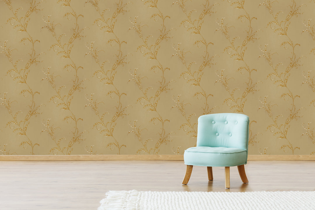 Wellington Champagne Bloom Wallpaper Hm20504