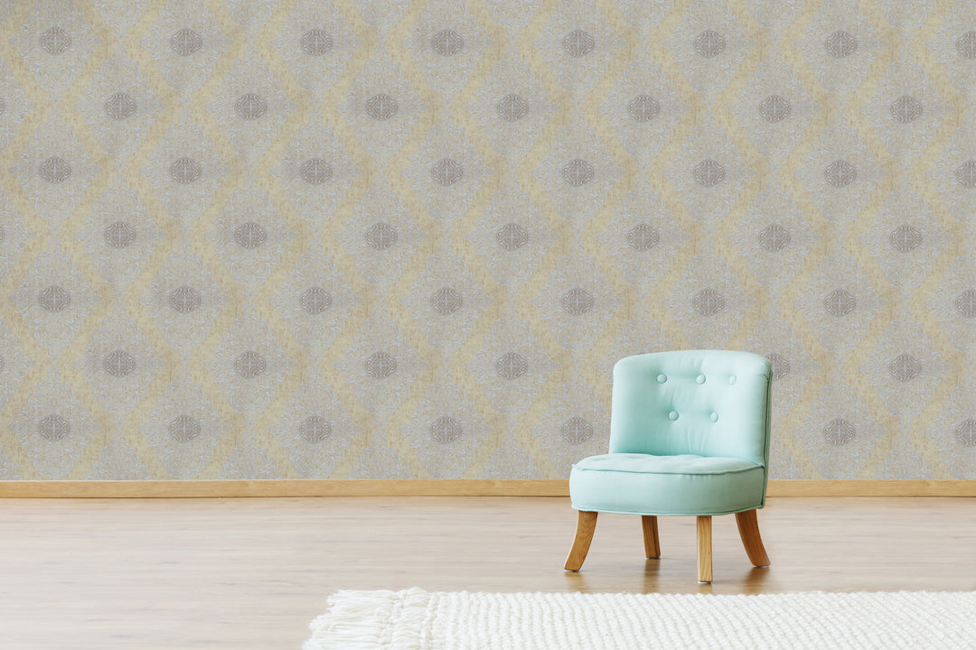 Wellington Ivory Dots Wallpaper Hm20602