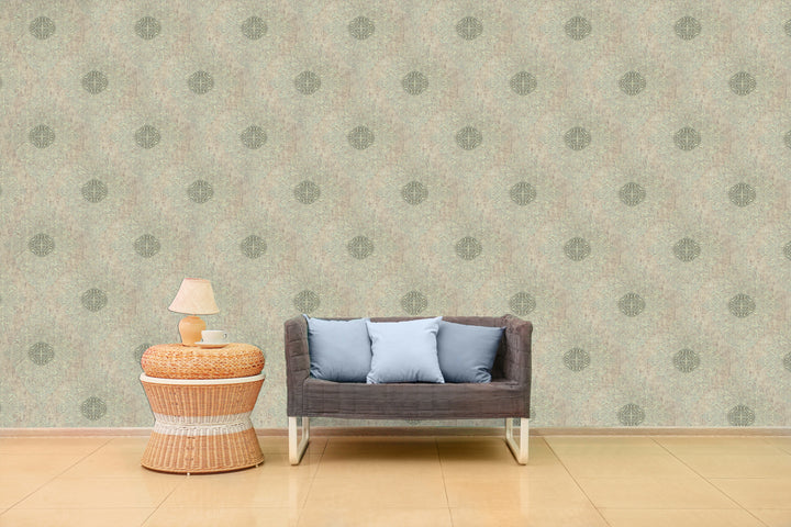 Wellington Beige Dots Wallpaper Hm20603