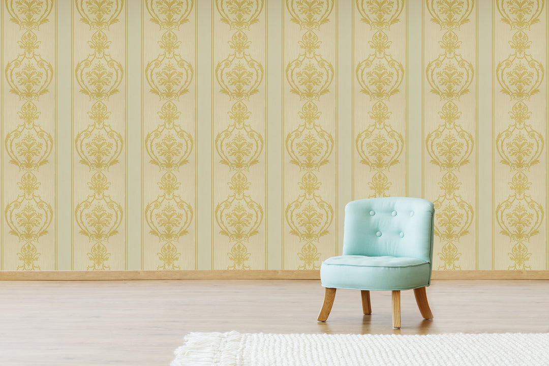 Wellington Opal Medallion Wallpaper Hm20802