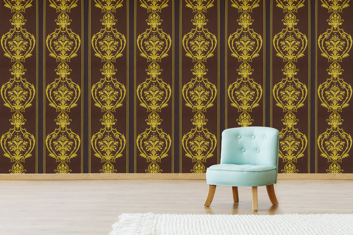 Wellington Gold Crest Wallpaper Hm20806