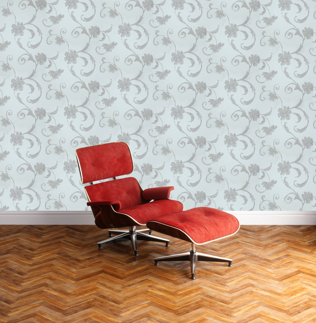 Westminster Blue Mist Wallpaper We2212