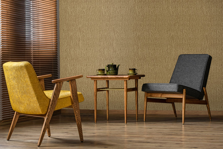 Windsor Amber Linen Wallpaper 2318