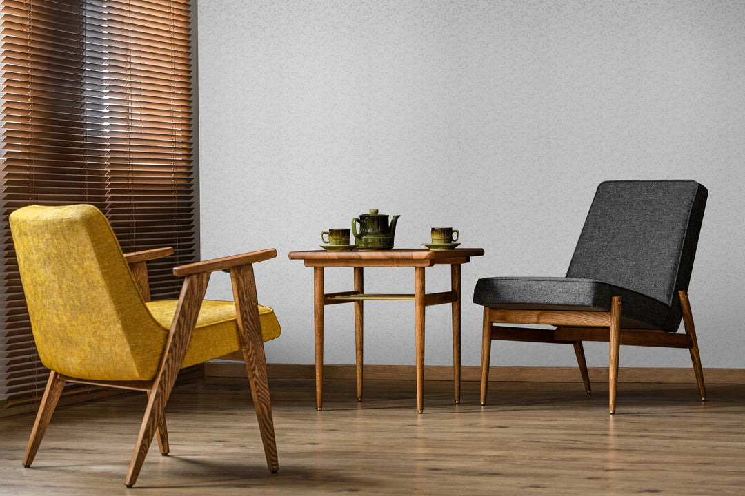 Windsor Polished Silver Wallpaper 9118